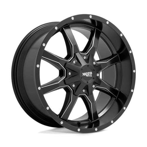 Moto Metal MO970 N2 SEMI GLOSS BLACK MILLED