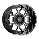 Moto Metal MO981 SPADE N2 GLOSS BLACK MACHINED