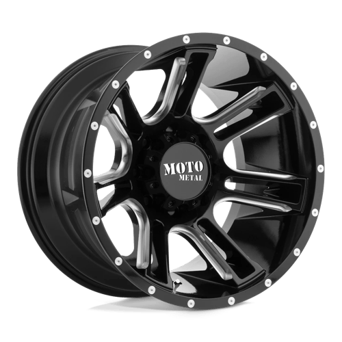 Moto Metal MO982 AMP N2 GLOSS BLACK MILLED