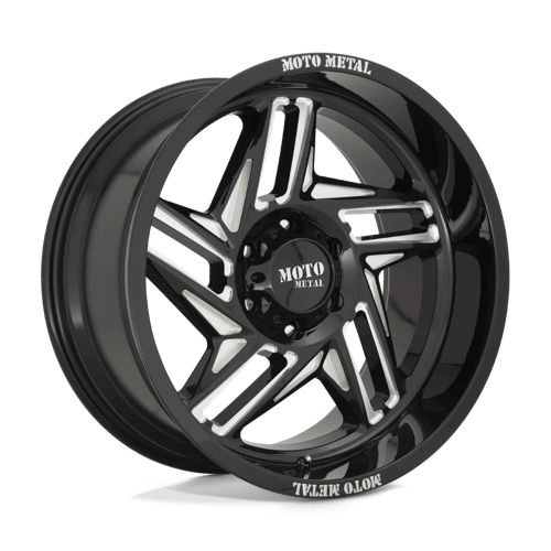 Moto Metal MO996 RIPSAW BW GLOSS BLACK MILLED
