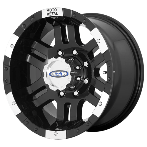 Moto Metal MO951 N2 GLOSS BLACK MACHINED