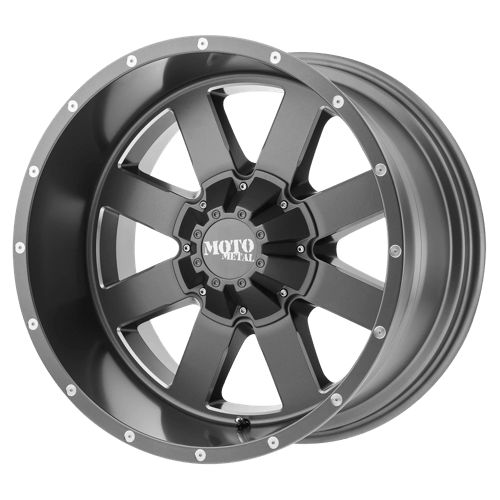 Moto Metal MO962 BW SATIN GRAY MILLED