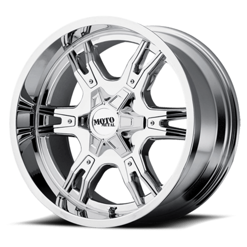 Moto Metal MO969 BW CHROME W/ ACCENTS