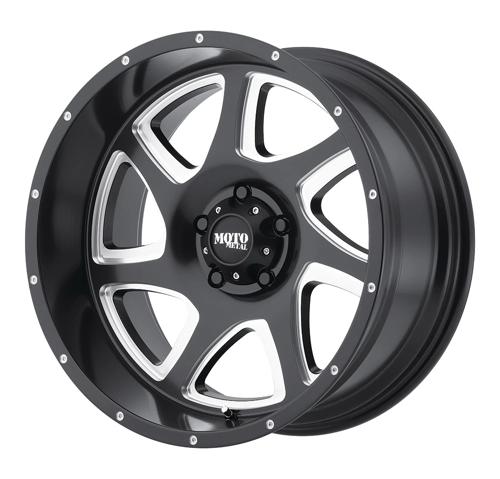 Moto Metal MO976 N2 SATIN BLACK MILLED