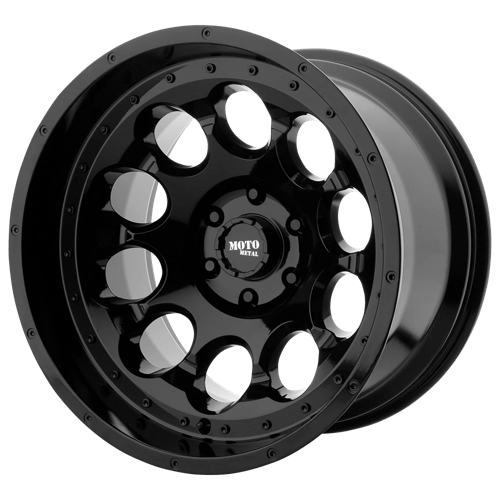 Moto Metal MO990 ROTARY BW GLOSS BLACK