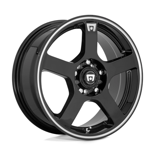 Motegi MR116 FS5 N2 GLOSS BLACK W/ MACHINED FLANGE