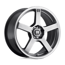 Motegi MR116 FS5 N2 DARK SILVER W/ MACHINED FLANGE