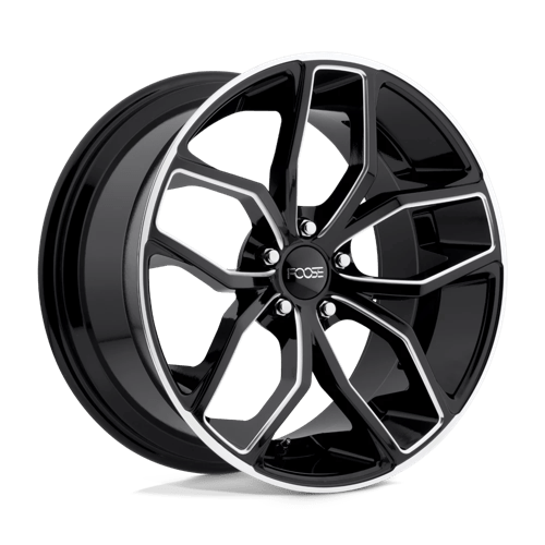 Foose 1PC F150 OUTCAST N2 GLOSS BLACK MILLED