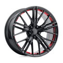 Performance Replicas PR194 ST GLOSS BLACK RED MACHINED