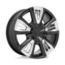 Performance Replicas PR212 N2 GLOSS BLACK W/ CHROME ACCENTS