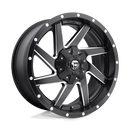 Fuel 1PC D594 RENEGADE N2 MATTE BLACK MILLED