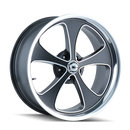 RIDLER 645 MATTE BLACK/MACHINED FACE/POLISHED LIP