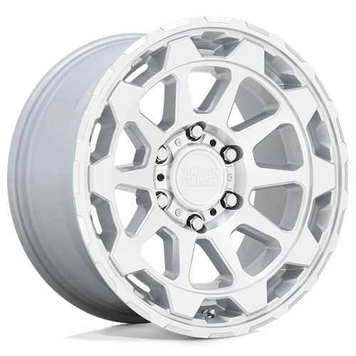 Black Rhino ROTOR N2 GLOSS SILVER W/ MIRROR CUT FACE