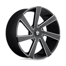 DUB 1PC S133 DIRECTA BW MATTE BLACK MILLED