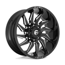 Fuel 1PC D744 SABER N2 GLOSS BLACK MILLED