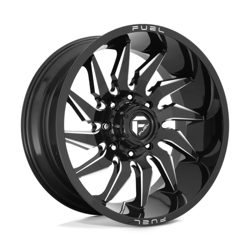 Fuel 1PC D744 SABER N2 GLOSS BLACK MILLED