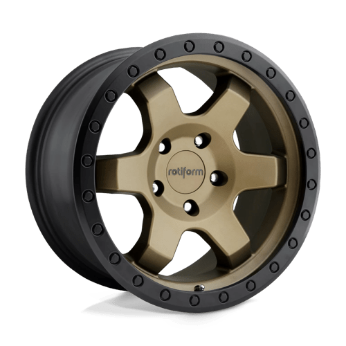 Rotiform 1PC R150 SIX-OR N2 MATTE BRONZE BLACK BEAD RING