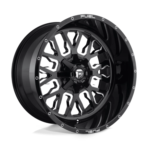 Fuel 1PC D611 STROKE BW GLOSS BLACK MILLED