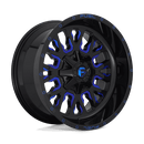 Fuel 1PC D645 STROKE ST GLOSS BLACK BLUE TINTED CLEAR