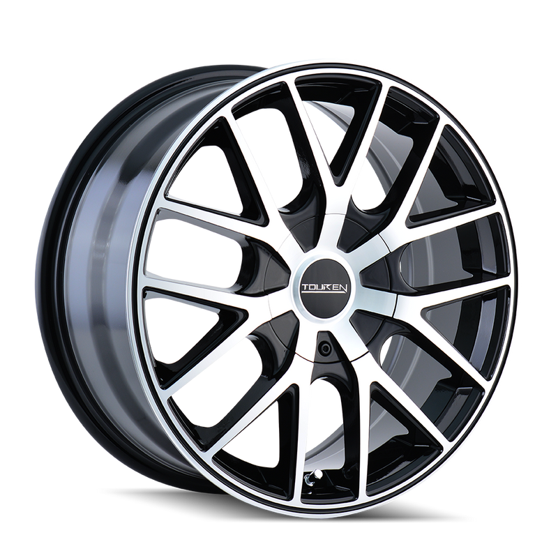 TOUREN BLACK/MACHINED FACE/BLACK RING
