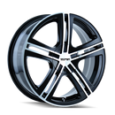 TOUREN 3262 BLACK/MACHINED FACE/MACHINED LIP