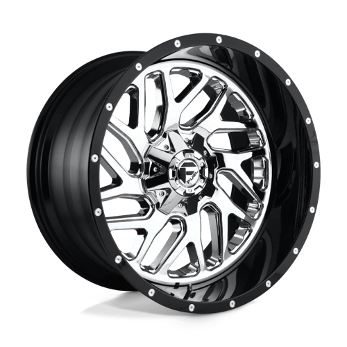 Fuel 2PC D211 TRITON N2 CHROME PLATED GLOSS BLACK LIP