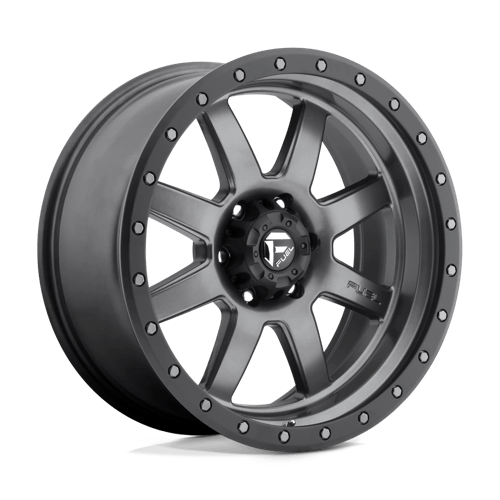 Fuel 1PC D552 TROPHY N2 MATTE GUN METAL BLACK BEAD RING
