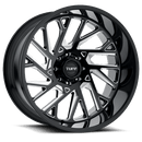 Tuff T4B SO GLOSS BLACK W/ MILLED SPOKES