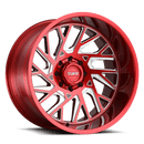 Tuff T4B SO CANDY RED W/ MILLED SPOKE