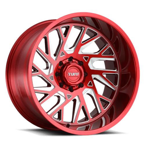 Tuff T4B SO CANDY RED W/ MILLED SPOKE