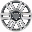 OE Wheels TY10 Machined Wheel Gunmetal Machined Wheel