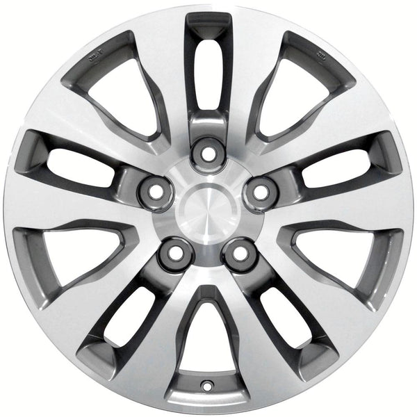 OE Wheels TY11 Silver Wheel Silver Machined Wheels