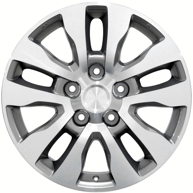 OE Wheels TY11 Silver Wheel Silver Machined Wheels
