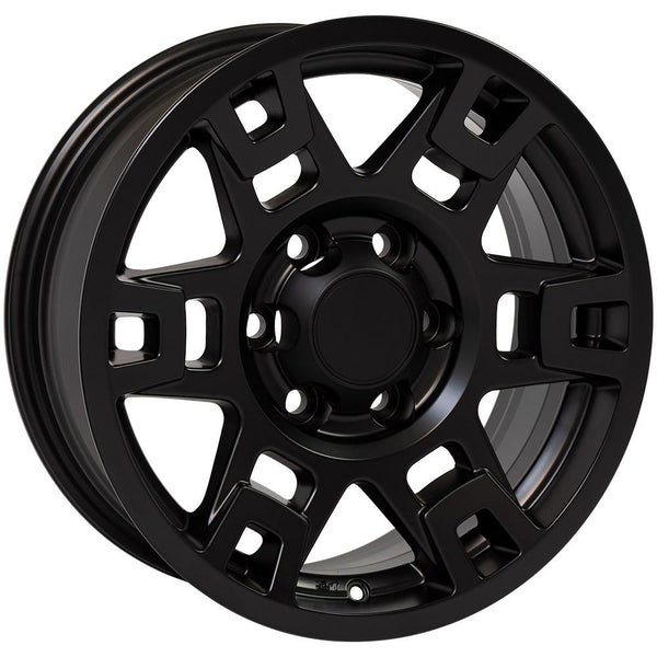 OE Wheels TY16 Black Wheel Matte Black Wheel