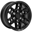 OE Wheels TY17 Black Wheel Satin Black Wheel