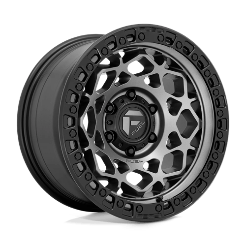 Fuel 1PC D784 UNIT ST GUNMETAL W/ MATTE BLACK RING