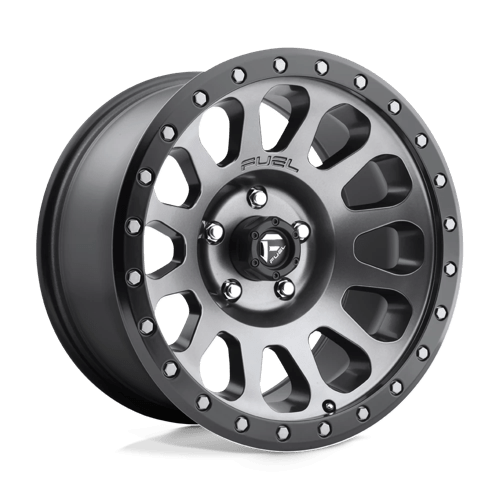 Fuel 1PC D601 VECTOR N2 MATTE GUN METAL BLACK BEAD RING