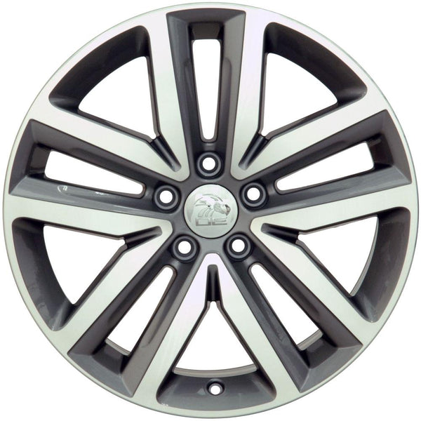 OE Wheels VW27 Machined Wheel Gunmetal Machined Wheel