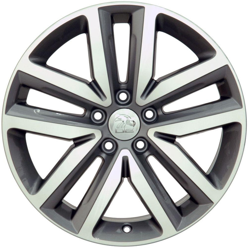 OE Wheels VW27 Machined Wheel Gunmetal Machined Wheel