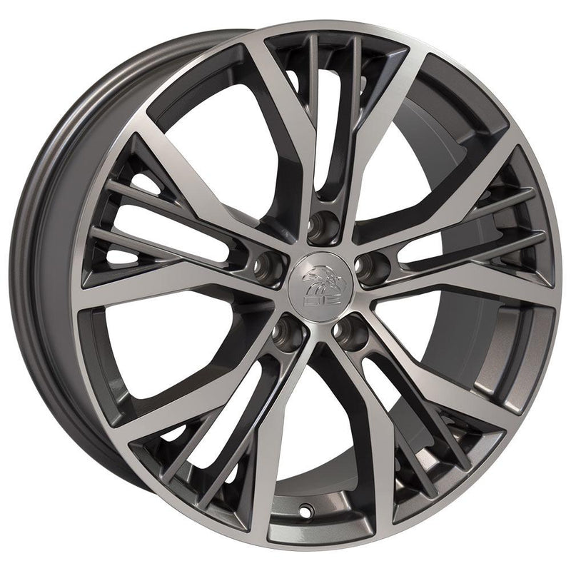 OE Wheels VW28 Machined Wheel Gunmetal Machined Wheel