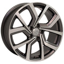 OE Wheels VW29 Machined Wheel Gunmetal Machined Wheel