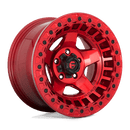 Fuel 1PC D117 WARP BEADLOCK N2 CANDY RED