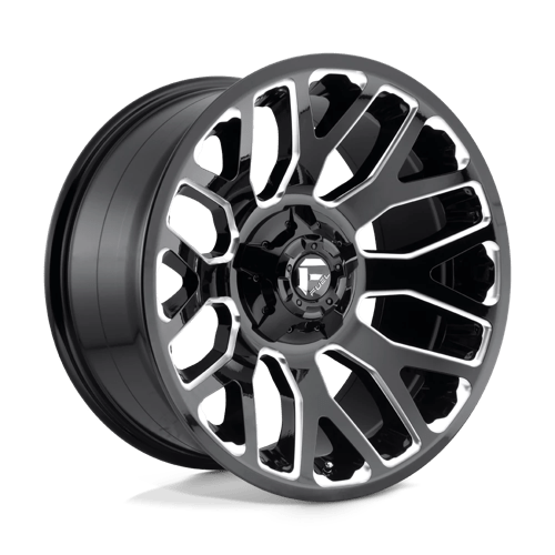 Fuel 1PC D607 WARRIOR N2 GLOSS BLACK MILLED