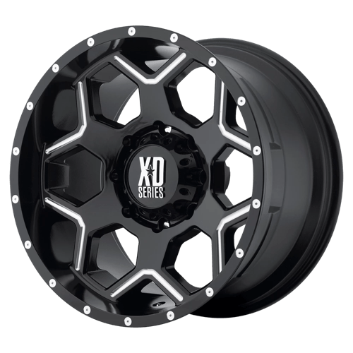 XD XD812 CRUX BW GLOSS BLACK MILLED