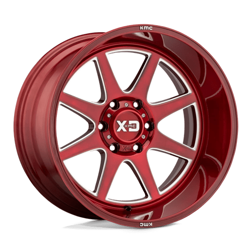 XD XD844 PIKE ST BRUSHED RED W/ MILLED ACCENTS