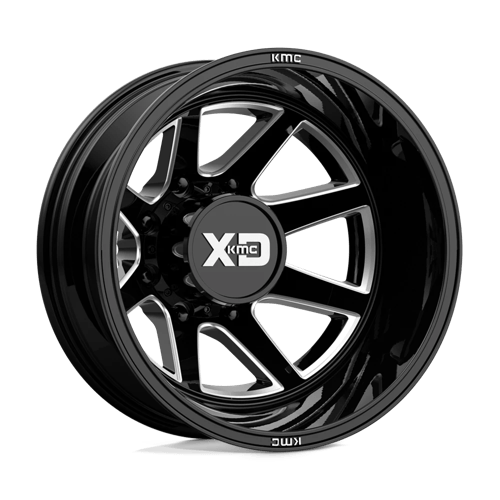 XD XD845 PIKE DUALLY ST GLOSS BLACK MILLED - REAR