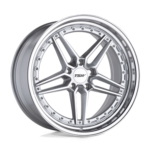 TSW ASCARI N2 SILVER W/ MIRROR CUT FACE & LIP