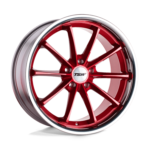 TSW SWEEP N2 CANDY RED W/ STAINLESS LIP