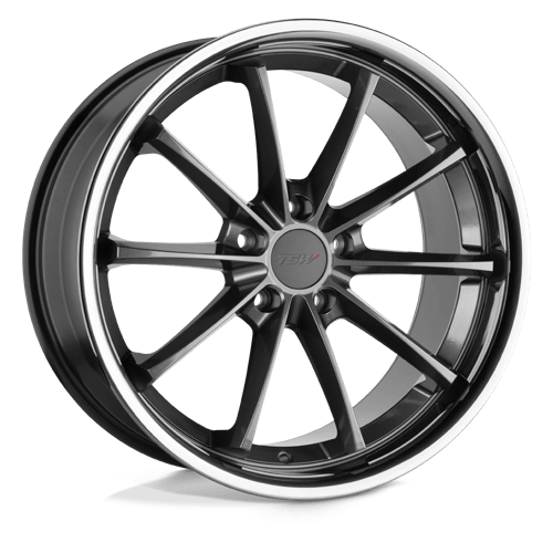 TSW SWEEP BW GLOSS GUNMETAL W/ STAINLESS LIP