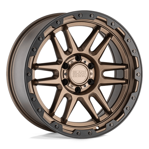 Black Rhino APACHE N2 MATTE BRONZE W/ BLACK RING & BLACK BOLTS